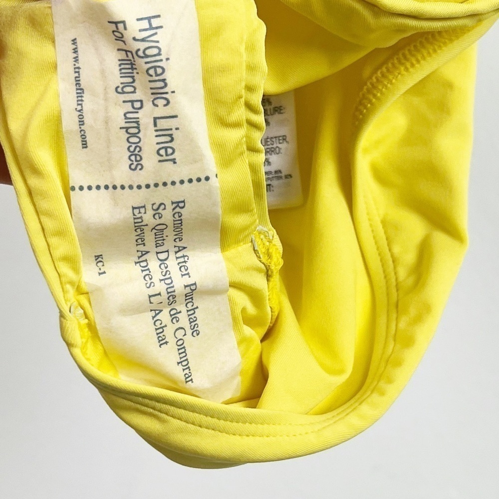 NWT Billabong Sol Searcher Cut-Out One Piece Swimsuit in Yellow - Picture 9 of 10